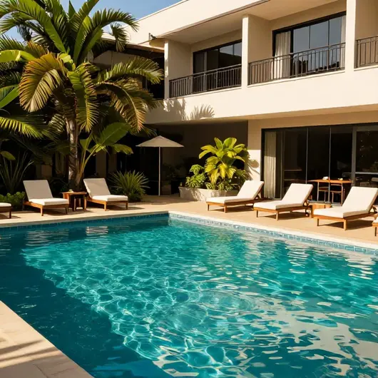Descubra o Studio 102 c/ piscina Descubra o Studio 102 c/ piscina