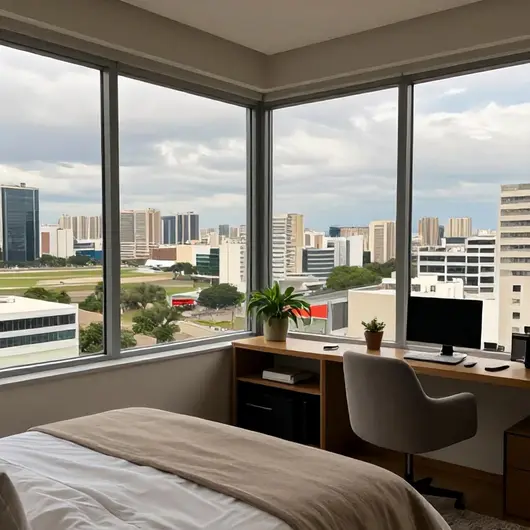 Quarto próximo ao aeroporto